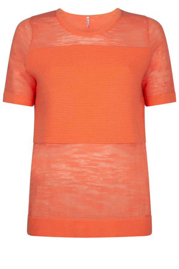 Zoso - Shirt Kyra Knit Coral - Luxedy